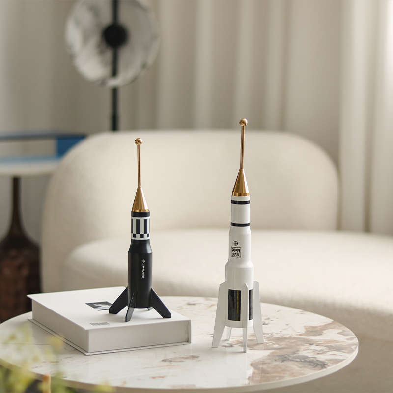 Art And Craft Rocket - 卸売エコフレンドリーその他のホームデコレーションリビングルーム小さなロケット型ホームデコレーションアートクラフトオーナメント