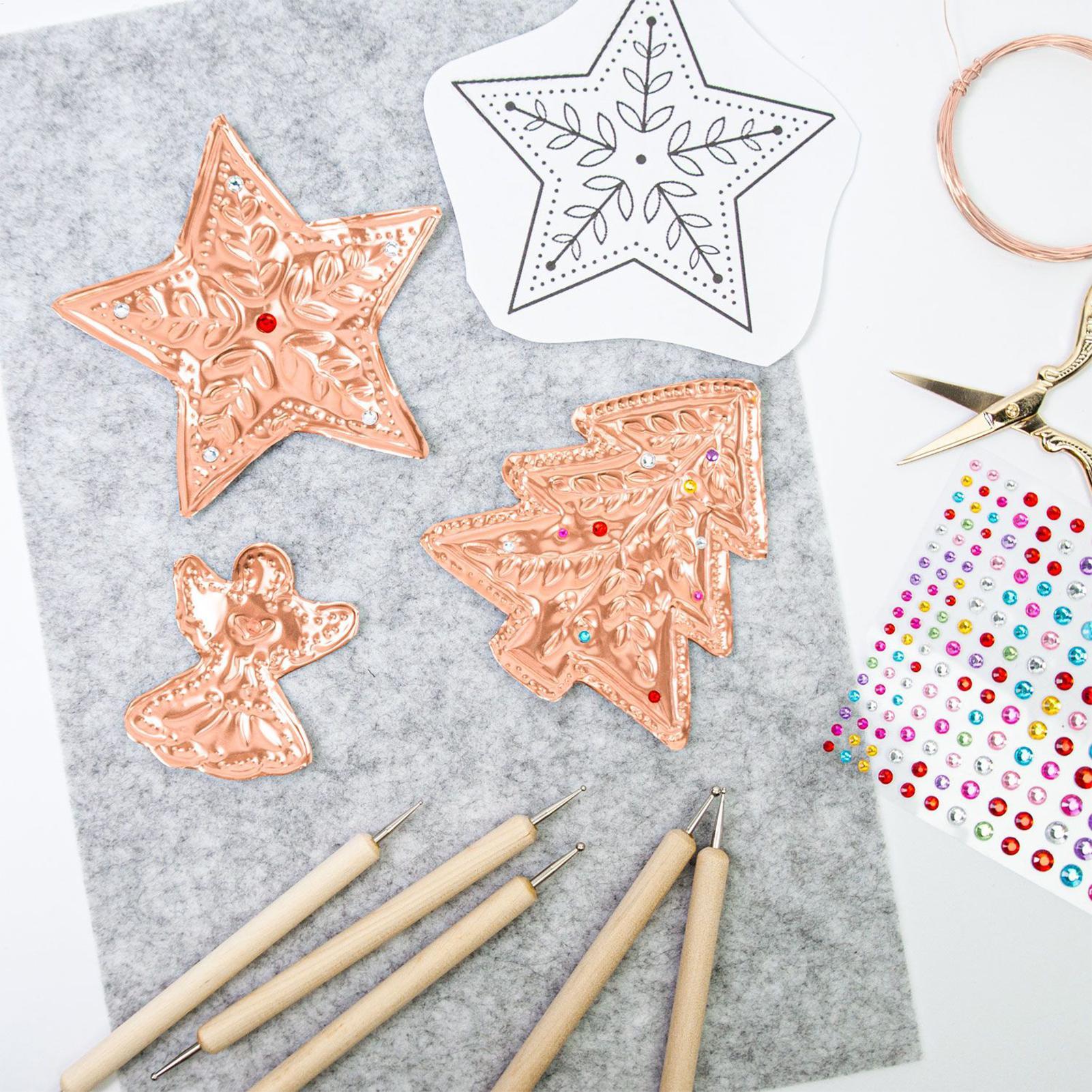 エンボス箔 8枚 アルミクラフト用品 エンボスシート 箔紙  - Art Craft Paper のレビューと価格