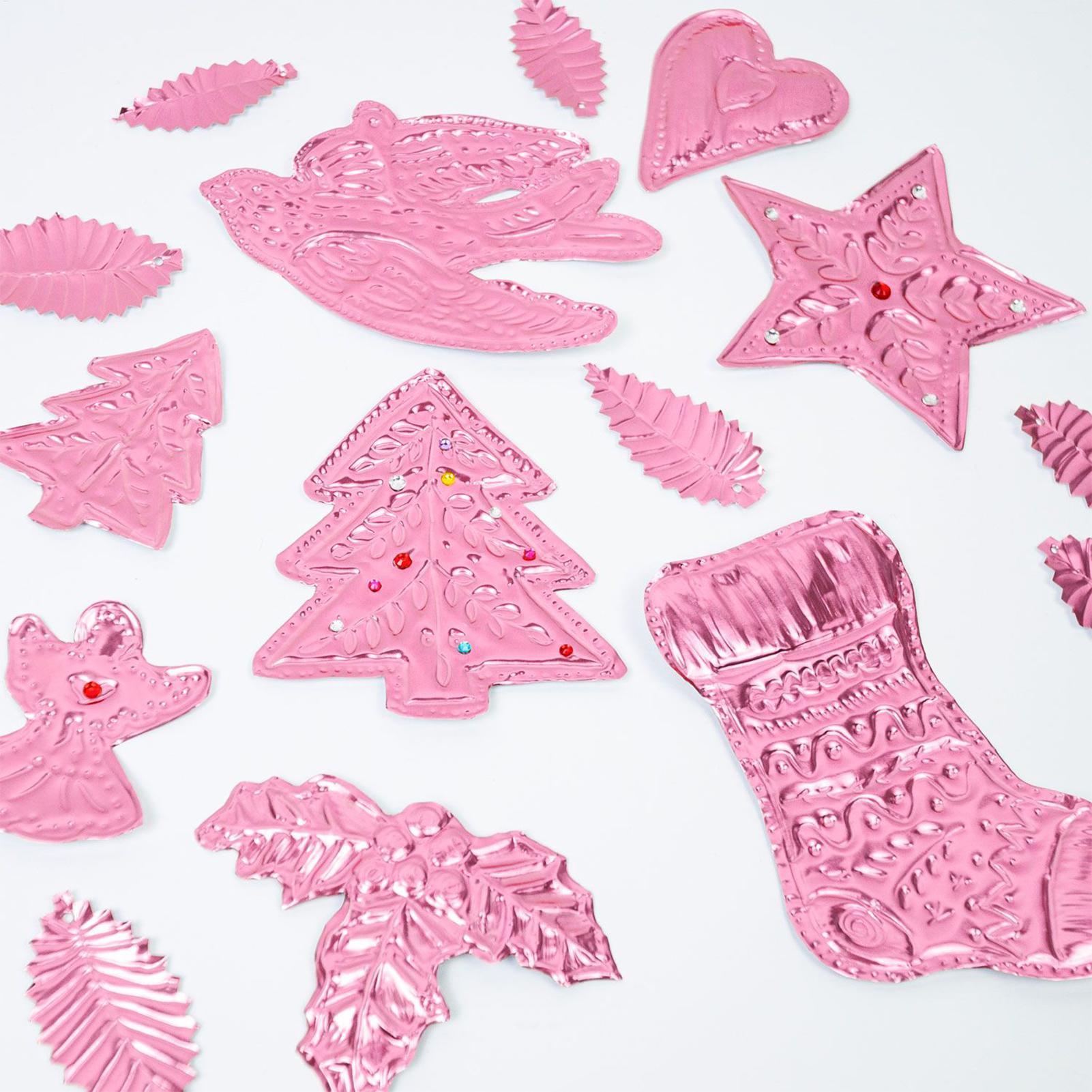 エンボス箔 8枚 アルミクラフト用品 エンボスシート 箔紙  - Art Craft Paper のレビューと価格