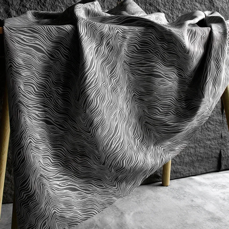 ジャカード生地 ゼブラ柄 シェーディングカーテン生地 衣料品 - Art Craft Upholstery のレビューと価格