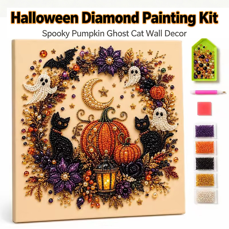@ハロウィン ゴーストパールアートキット 大人用 DIYパー - Art Craft Halloween のレビューと価格