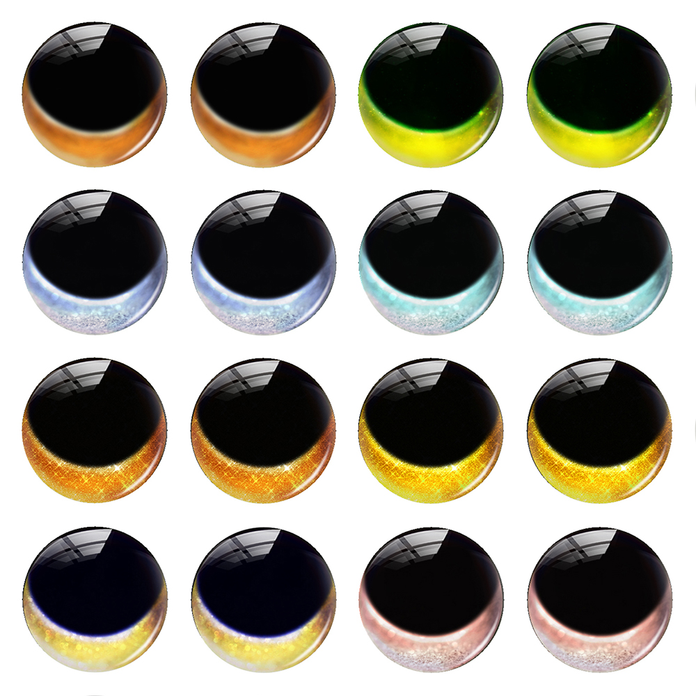 丸い手作りの瞳が揺れるラグドールおもちゃの目玉、人形の虹彩、 - Art Craft Eyes のレビューと価格