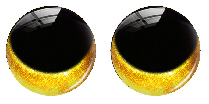 丸い手作りの瞳が揺れるラグドールおもちゃの目玉、人形の虹彩、 - Art Craft Eyes のレビューと価格