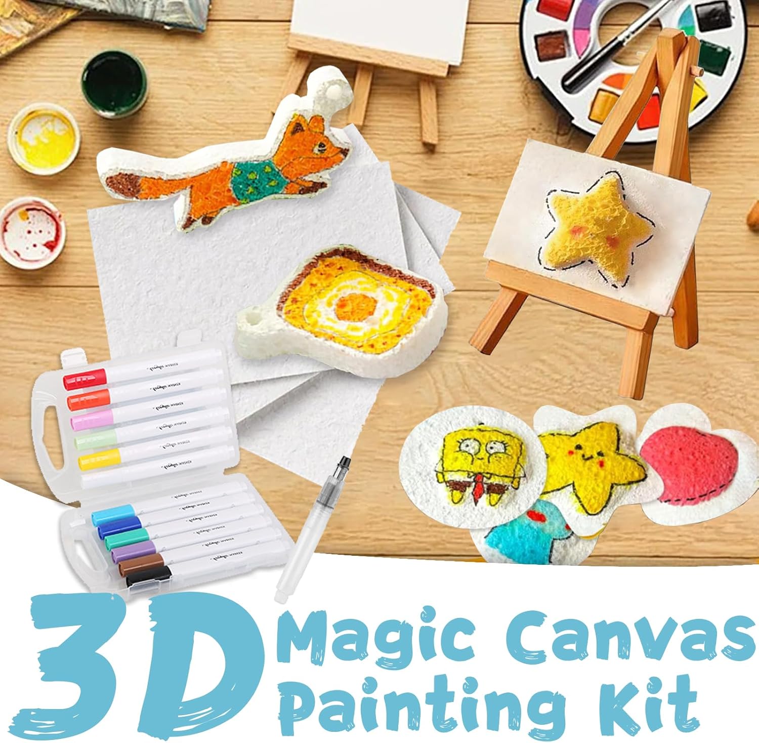 3D立体発泡テクスチャ絵画紙セット 子供用 DIYアートクラ - Art Craft Paper のレビューと価格