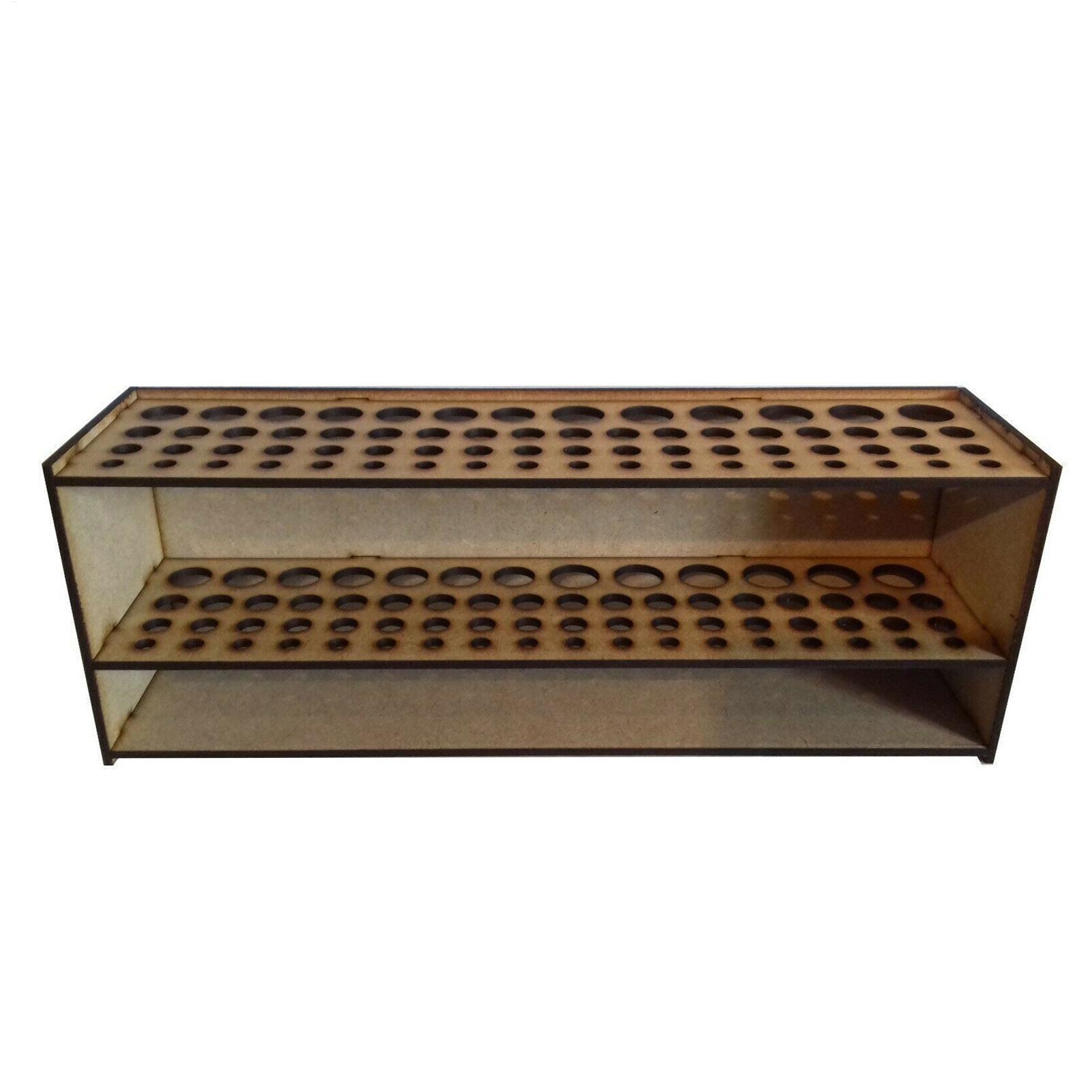 67スロットプレミアム木製ブラシホルダー - 耐久性のあるア - Art Craft Organizer のレビューと価格