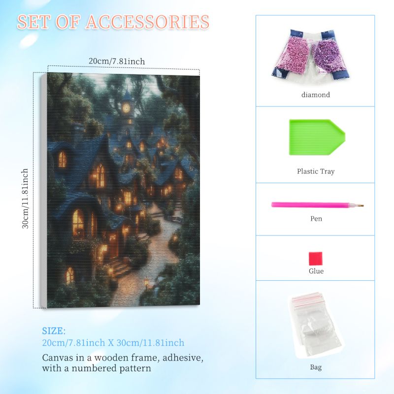 RUOPOTY フレーム付きハウス 5d ダイヤモンドペイン - Art Craft Kits For Adults のレビューと価格