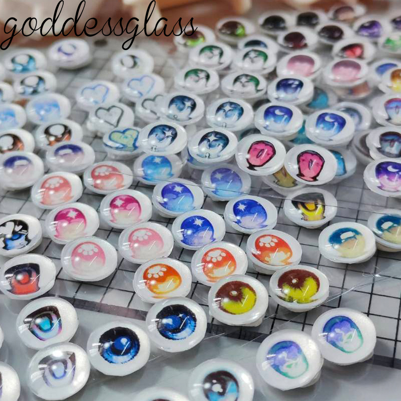 ガラス製漫画人形の目 ハート型瞳 リボン ハートスタイル 1 - Art Craft Eyes のレビューと価格