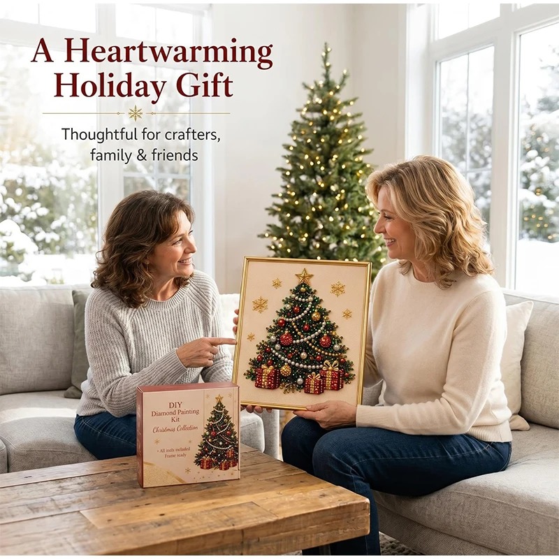 クリスマスパールダイヤモンドペインティングアートセット（フレ - Art Craft Kits For Adults のレビューと価格