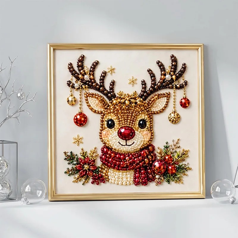 クリスマスパールダイヤモンドペインティングアートセット（フレ - Art Craft Kits For Adults のレビューと価格