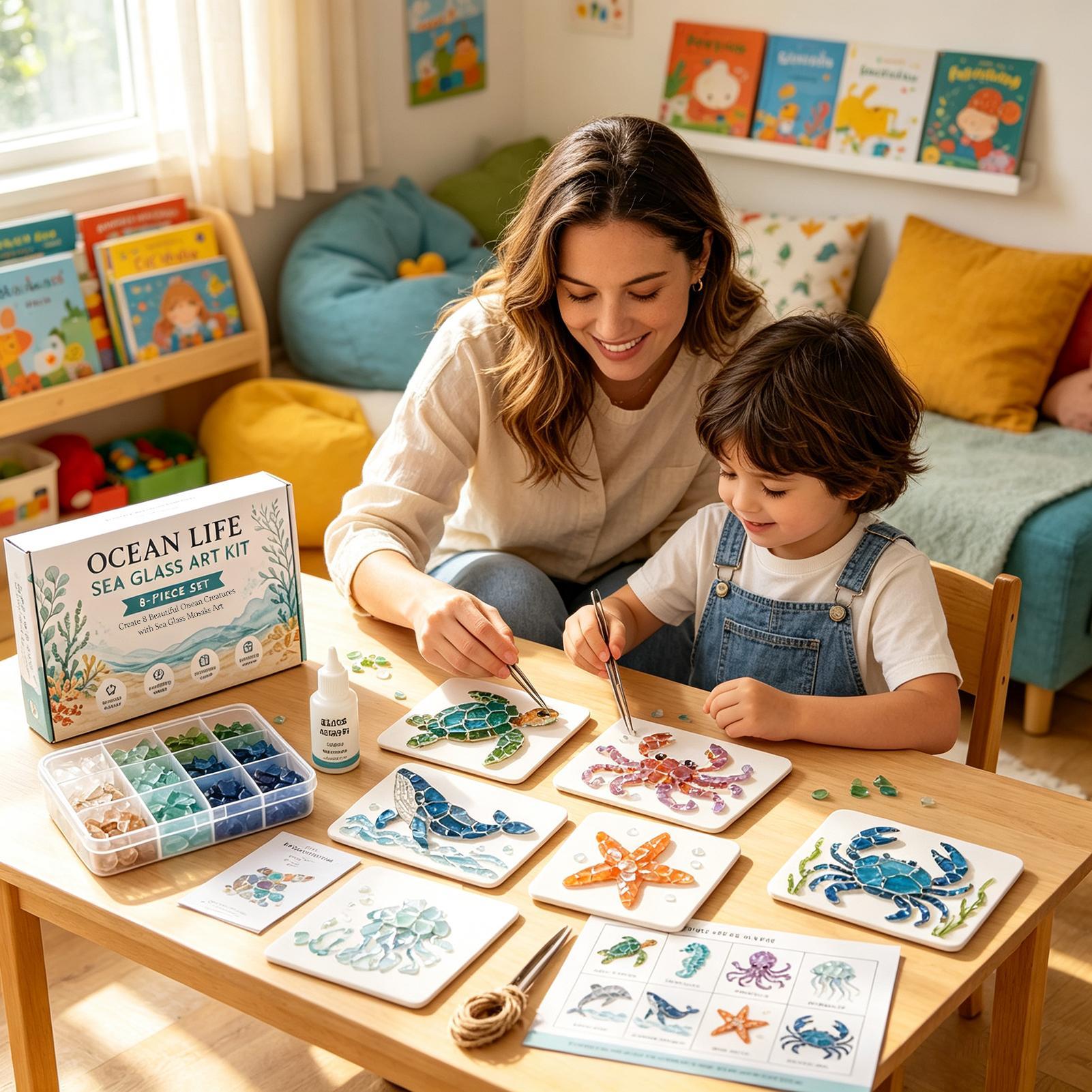 ガーデンブルームモザイクアートDIYクラフトキット コテージ - Art Craft Kits For Adults のレビューと価格