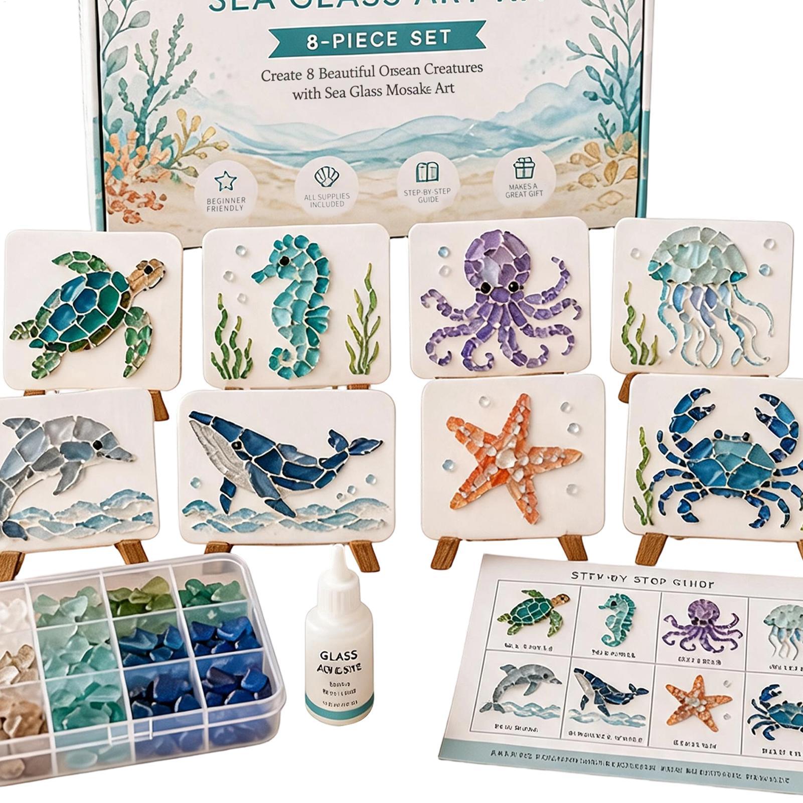 ガーデンブルームモザイクアートDIYクラフトキット コテージ - Art Craft Kits For Adults のレビューと価格