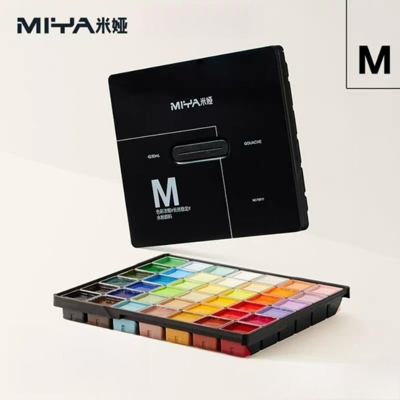 MIYA ガッシュペイント ジェリーセット M7 24/36 - Gouache Paint Set のレビューと価格