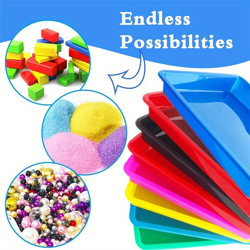 5個入り/パック プラスチック製アートトレイセット 5色 ア - Art Craft Organizer のレビューと価格