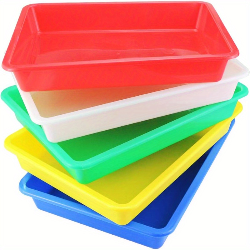 5個入り/パック プラスチック製アートトレイセット 5色 ア - Art Craft Organizer のレビューと価格