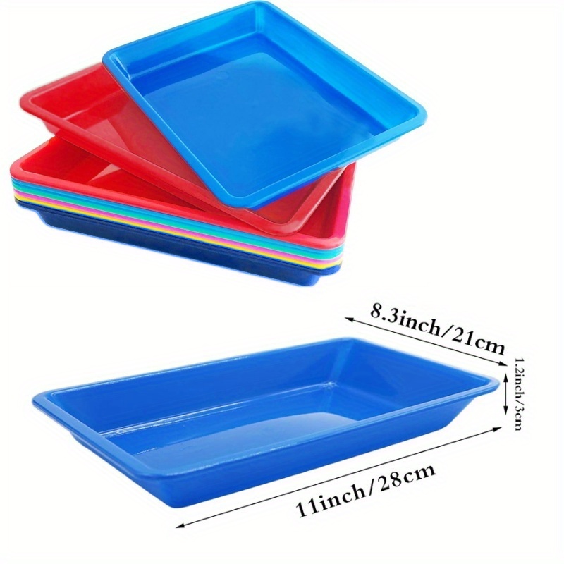 5個入り/パック プラスチック製アートトレイセット 5色 ア - Art Craft Organizer のレビューと価格