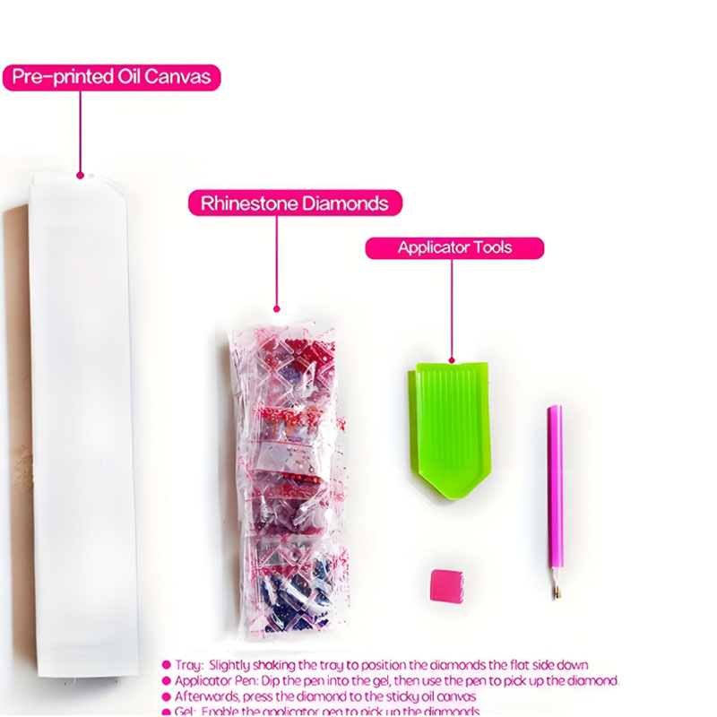 戦士と花柄のダイヤモンドペインティングセット、DIY大人用フ - Art Craft Kits For Adults のレビューと価格