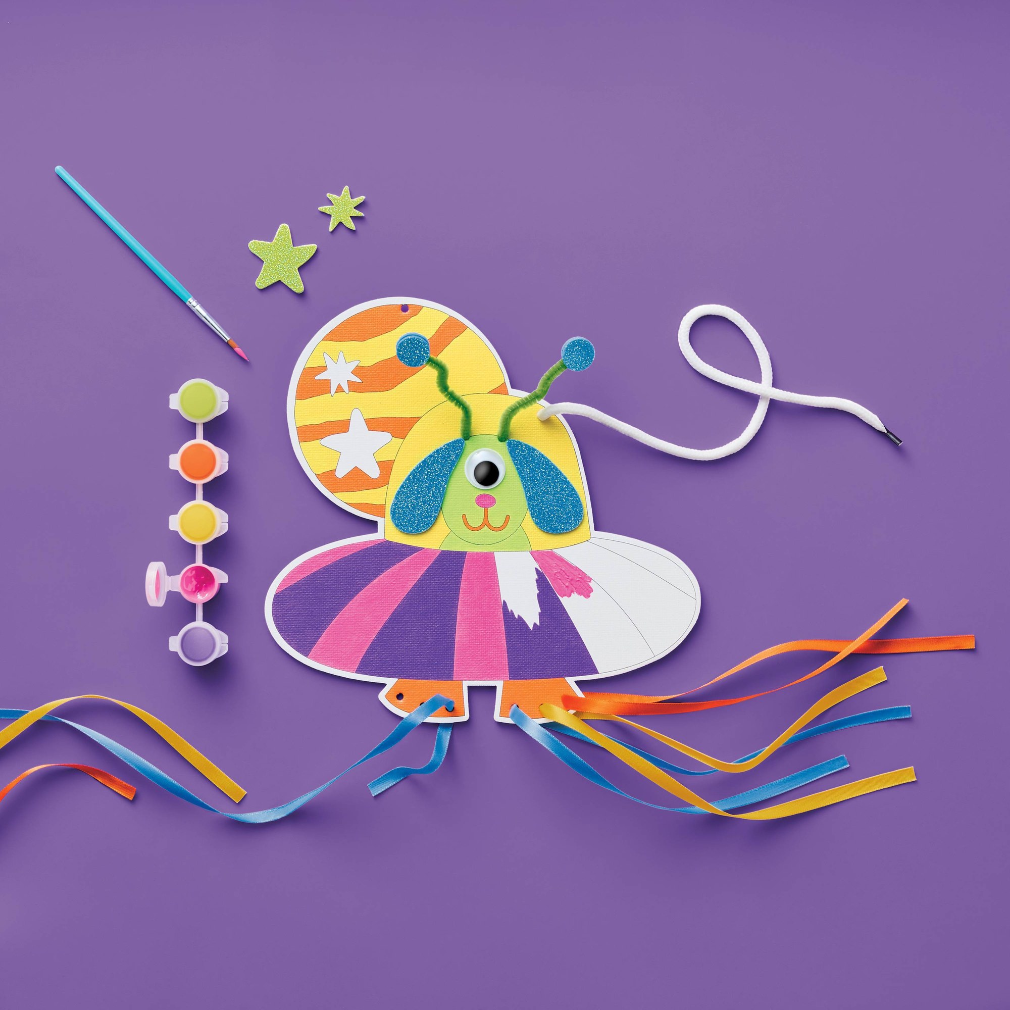 スペースドッグキャンバスペインティングクラフトキット（子供向 - Art Craft Easy のレビューと価格