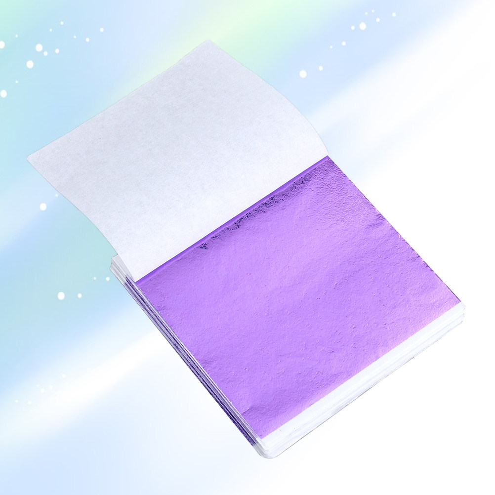 50枚入り 8x8.5cm ゴールドリーフシート 模造金箔紙 - Art Craft Paper のレビューと価格