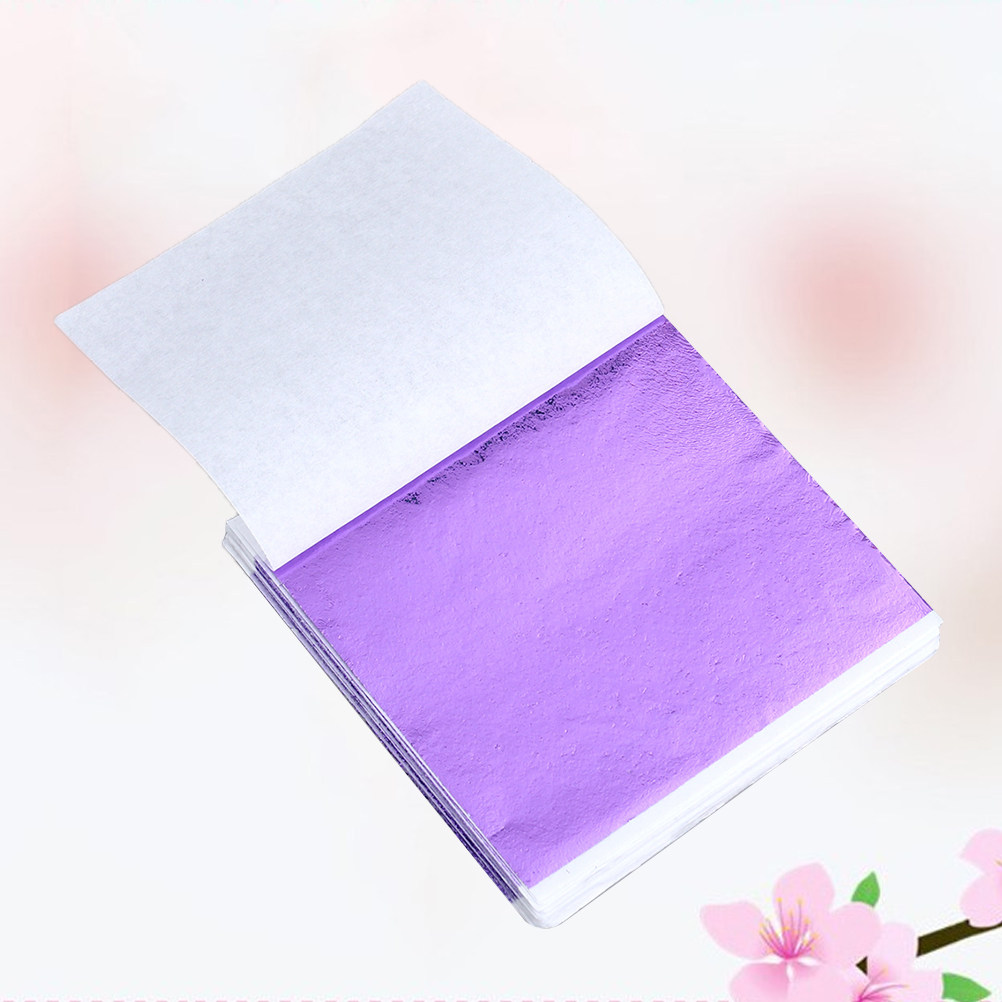 50枚入り 8x8.5cm ゴールドリーフシート 模造金箔紙 - Art Craft Paper のレビューと価格