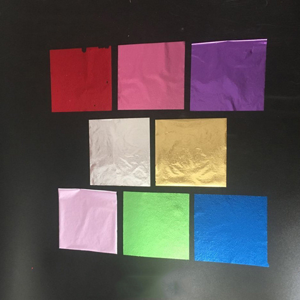 50枚入り 8x8.5cm ゴールドリーフシート 模造金箔紙 - Art Craft Paper のレビューと価格