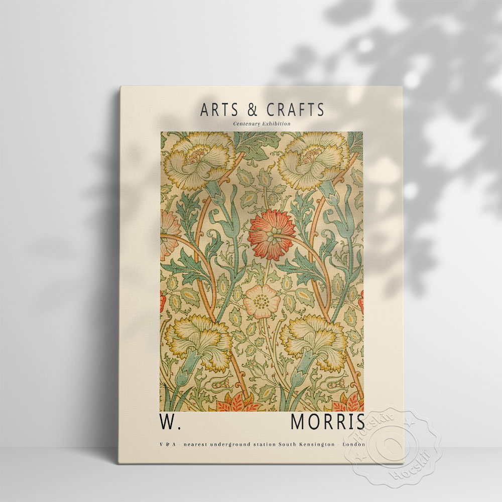 ウィリアム・モリス展ポスター、芸術工芸運動のウォールアート、 - Art Craft Museum のレビューと価格