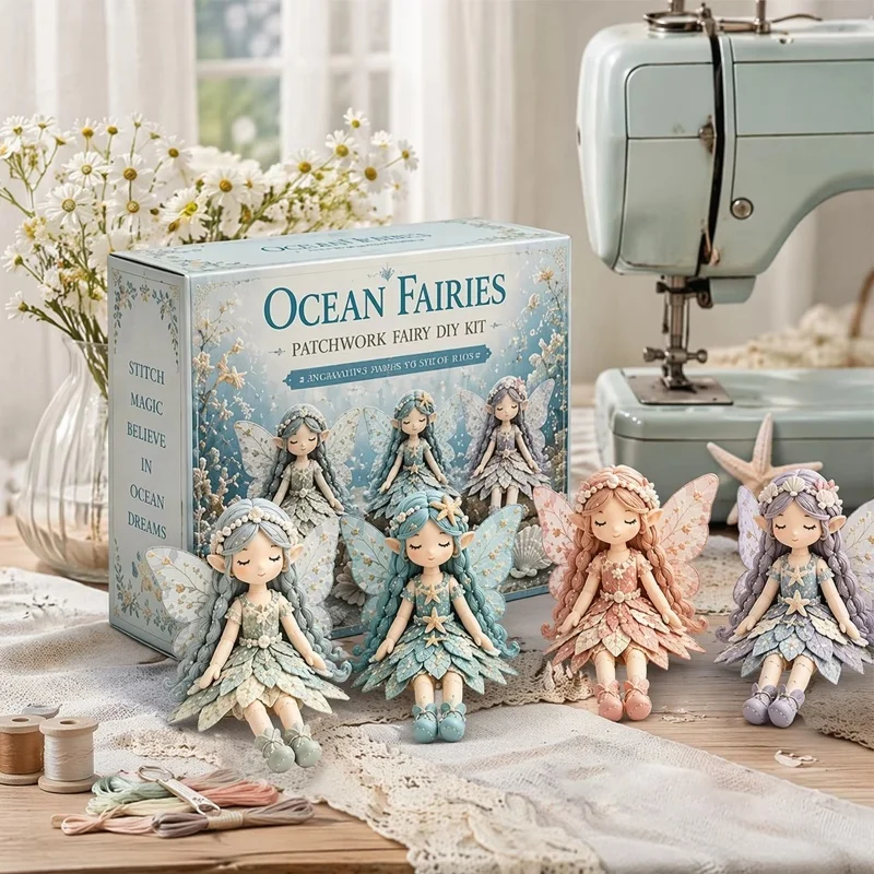 妖精のパッチワークソーイングキット 4点セット DIYクラフ - Art Craft Kits For Adults のレビューと価格