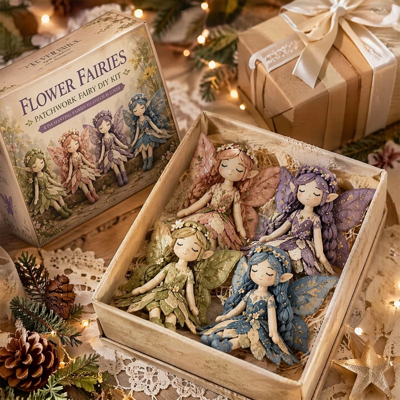 妖精のパッチワークソーイングキット 4点セット DIYクラフ - Art Craft Kits For Adults のレビューと価格