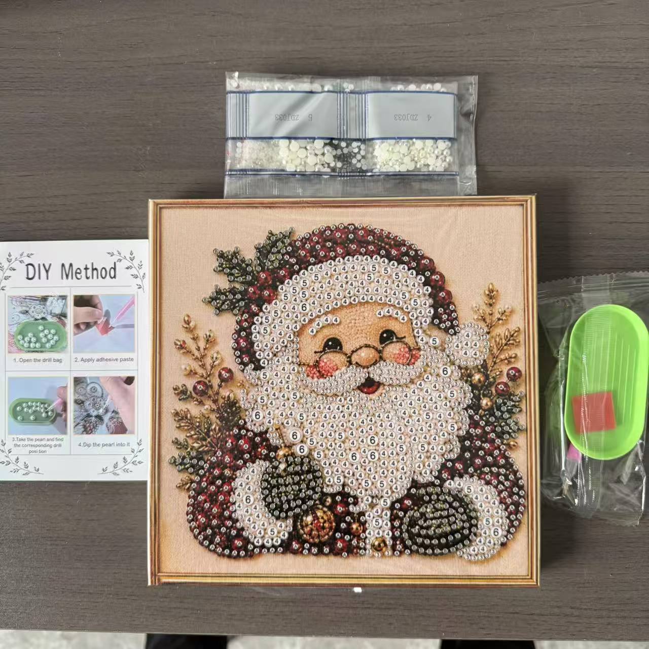 クリスマスパールダイヤモンドペインティングアートキット（フレ - Art Craft Kits For Adults のレビューと価格
