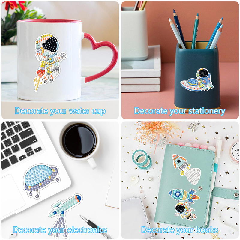スペースダイヤモンドアートキット子供のための DIY ペイン - Art And Craft Rocket のレビューと価格