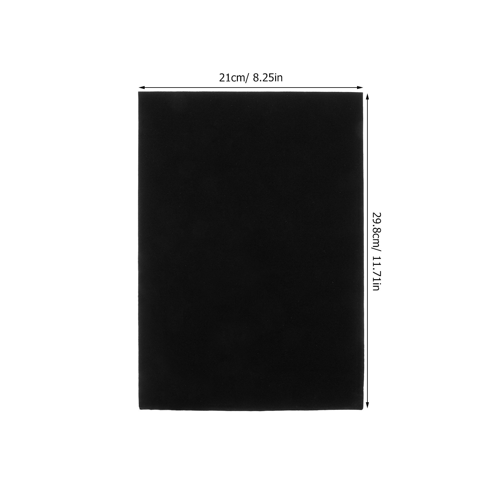 20枚入り ブラック 自己粘着性フロッキングファブリックシー - Art Craft Stick のレビューと価格