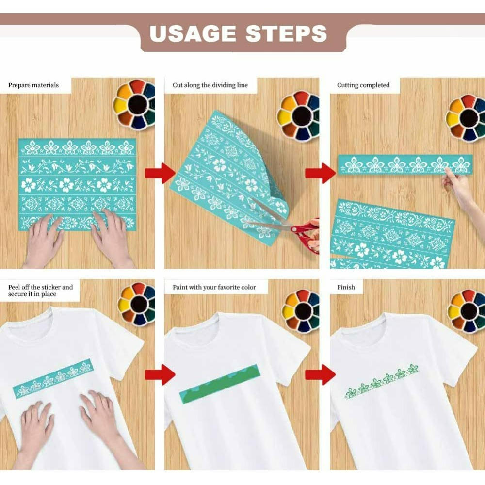 2 シート チョーク シルク スクリーン ステンシル ユーモ - Silk Screen Printing のレビューと価格