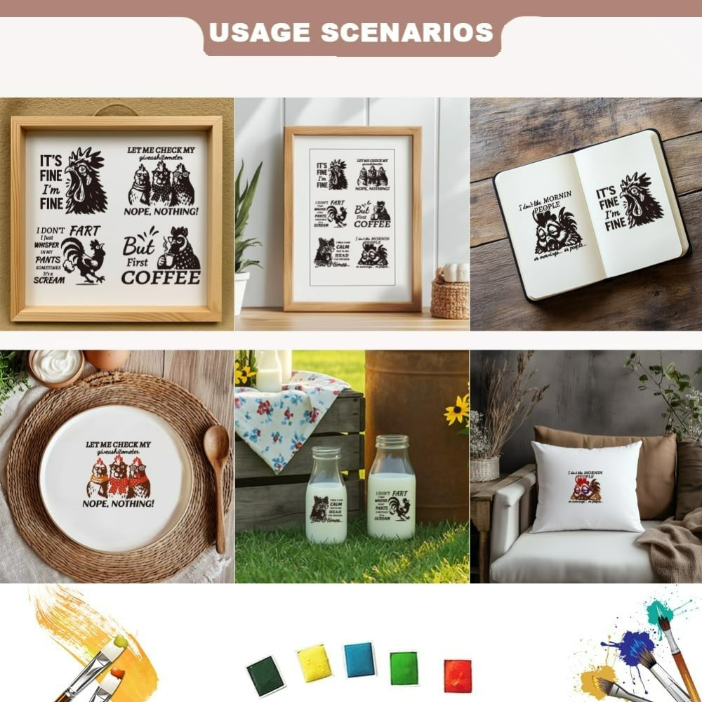 2 シート チョーク シルク スクリーン ステンシル ユーモ - Silk Screen Printing のレビューと価格