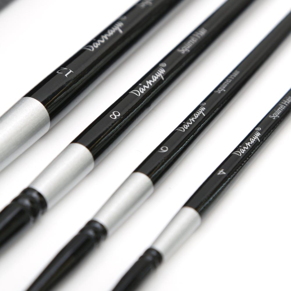 Dainayw 4 ブラシリス毛 & 馬の毛の絵画芸術水彩ブ - Gouache Paint Set のレビューと価格