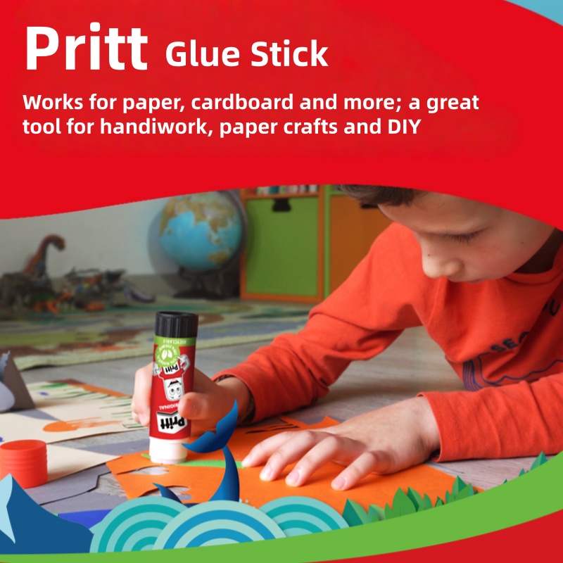 オリジナルのプリットグルースティック、無毒、水洗い可能、安全 - Art Craft Stick のレビューと価格