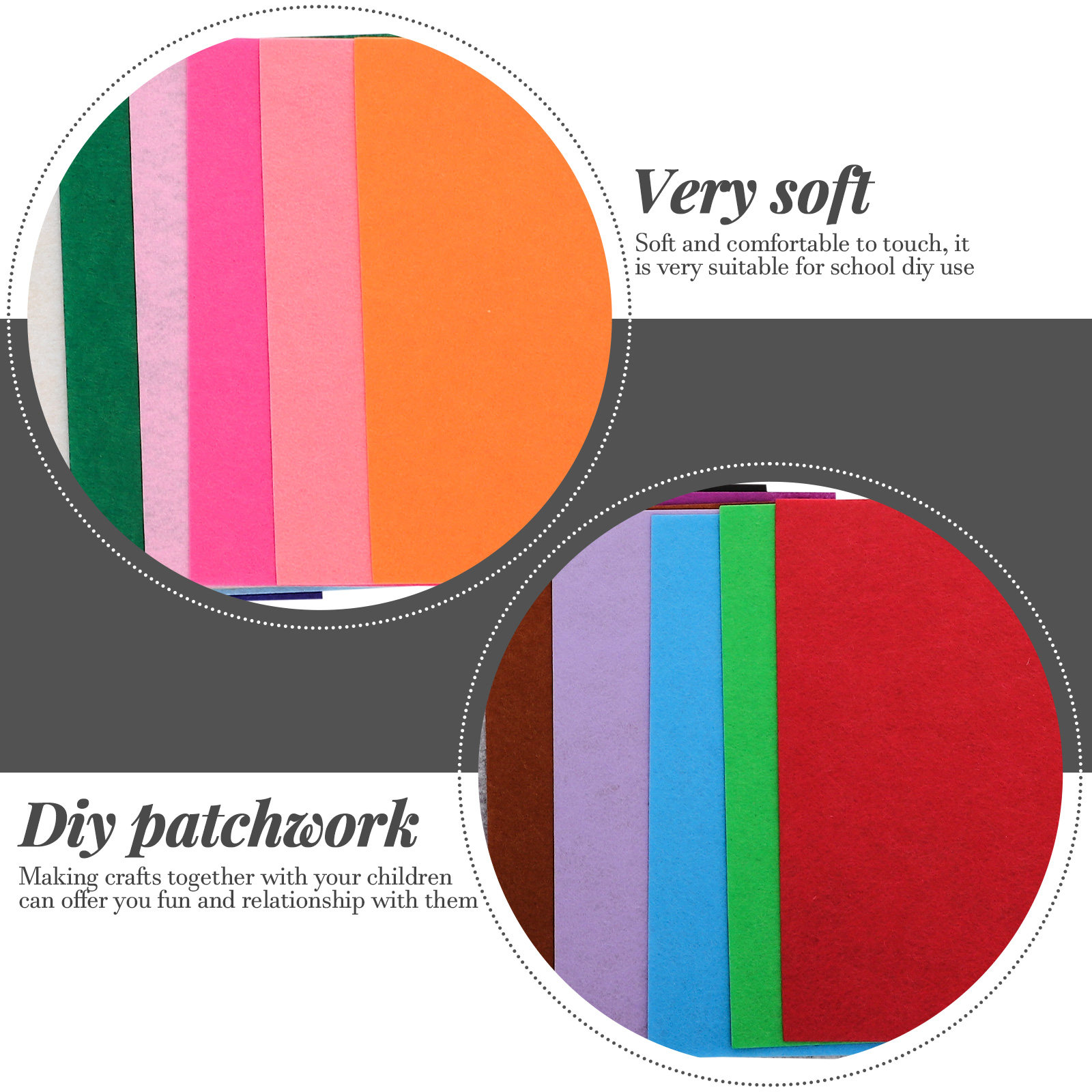 20枚入りカラフルなフェルトシート 不織布 DIYクラフト  - Art Craft And Cloth のレビューと価格