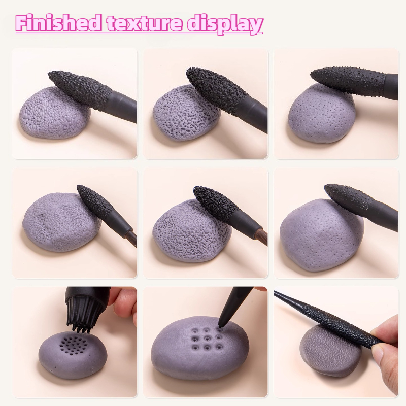 9個入り粘土彫刻テクスチャスティックツール、ラフプラッシュテ - Art Craft Stick のレビューと価格
