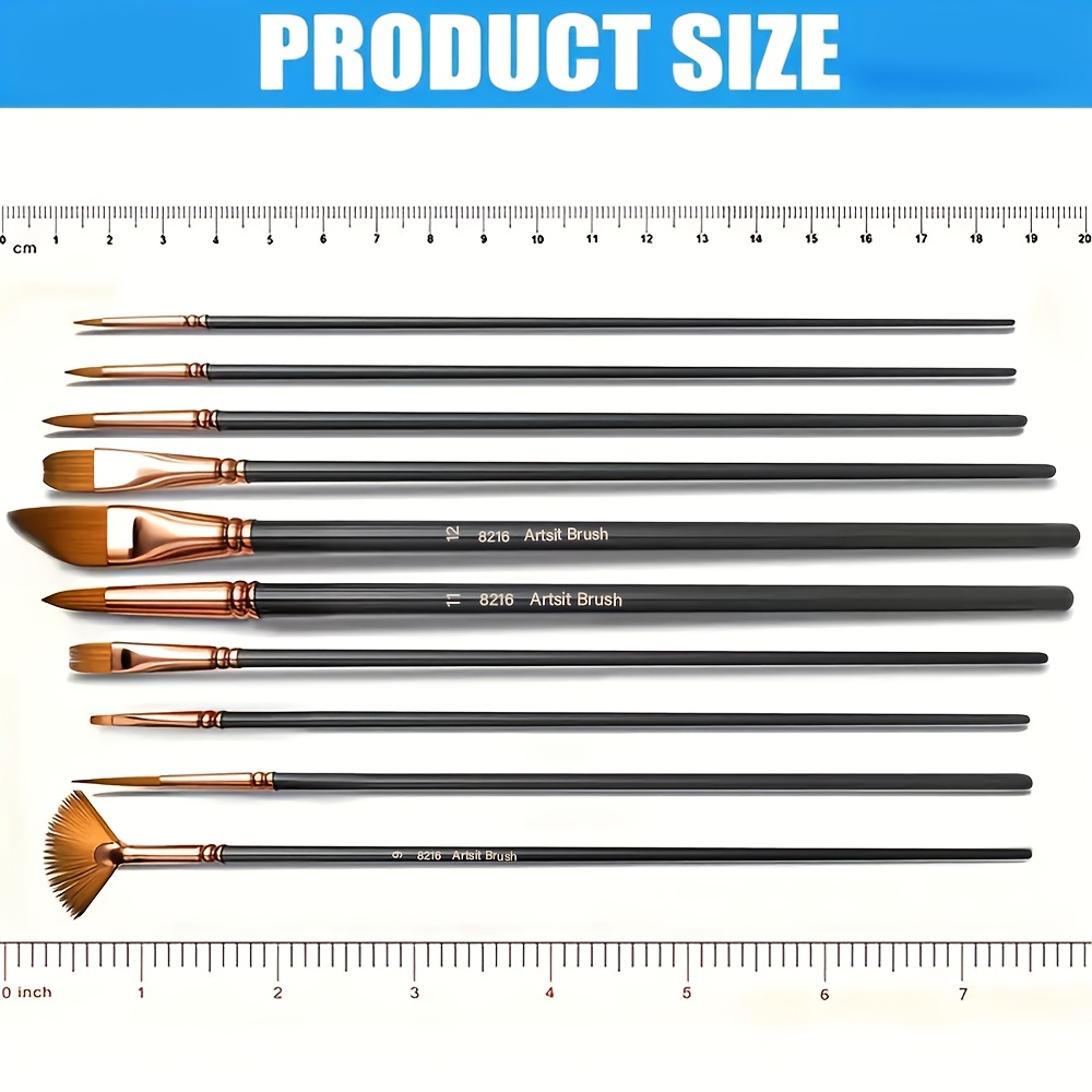 12本入りプロフェッショナルアーティストペイントブラシセット - Gouache Paint Set のレビューと価格