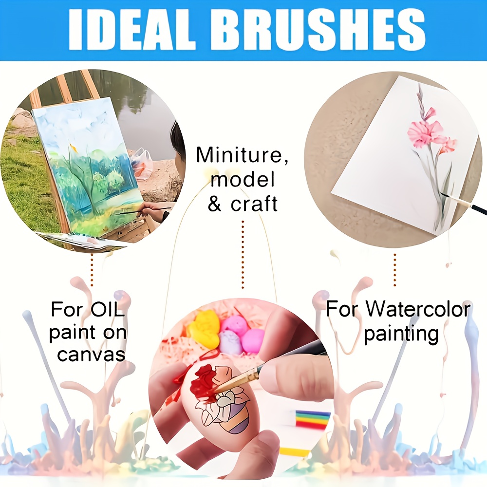 12本入りプロフェッショナルアーティストペイントブラシセット - Gouache Paint Set のレビューと価格