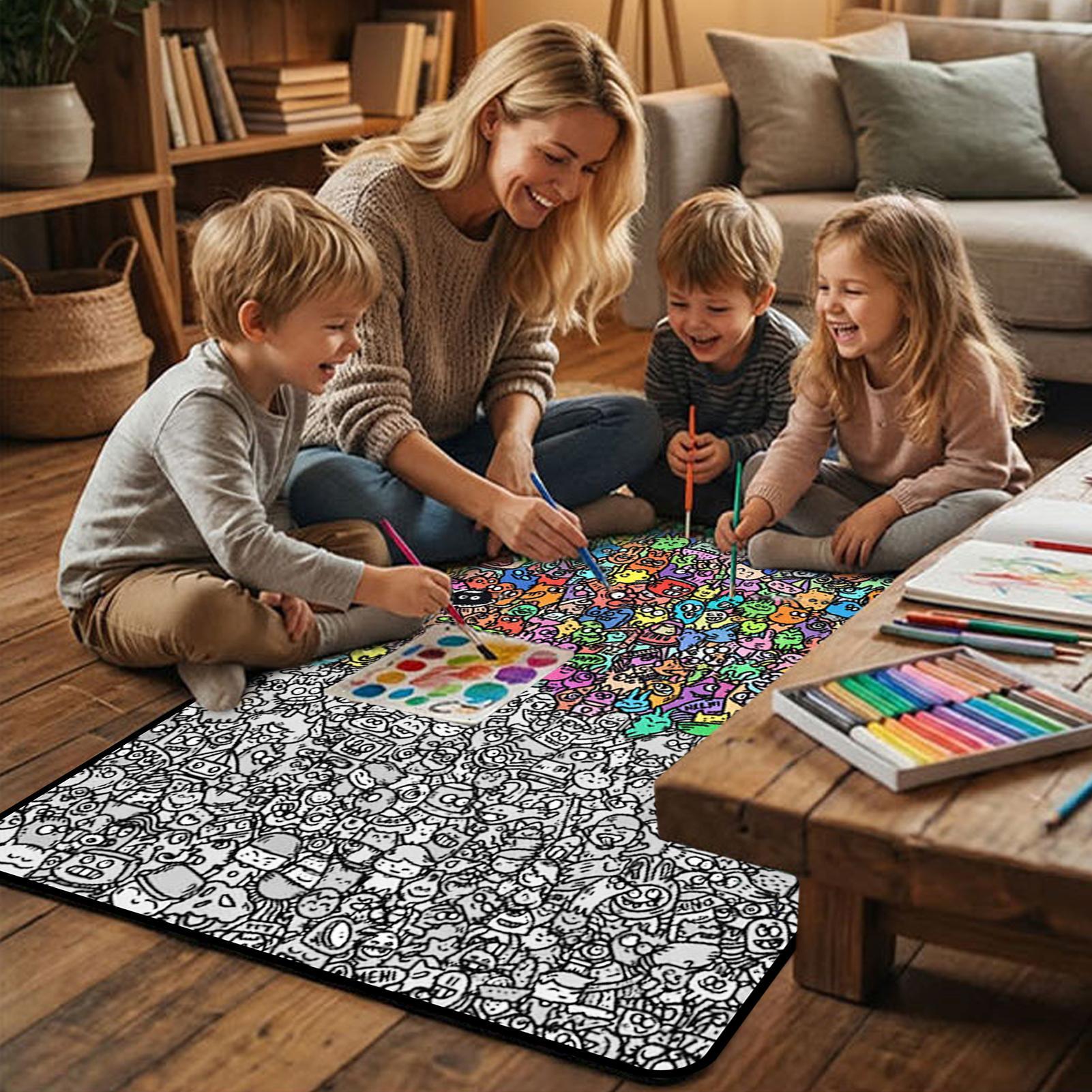 カラーリングブランケット DIY 洗えるソファスロー アート - Art Craft For Preschool のレビューと価格