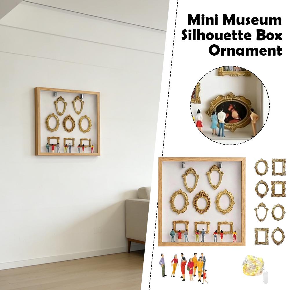 ミニミュージアムシルエットボックス DIY クラフトホームオ - Art Craft Museum のレビューと価格