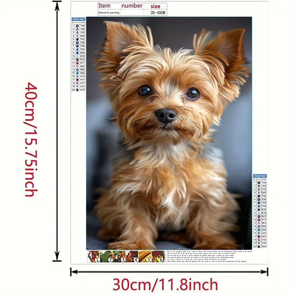 かわいい犬柄のダイヤモンドペインティングセット、DIY大人用 - Art Craft Kits For Adults のレビューと価格