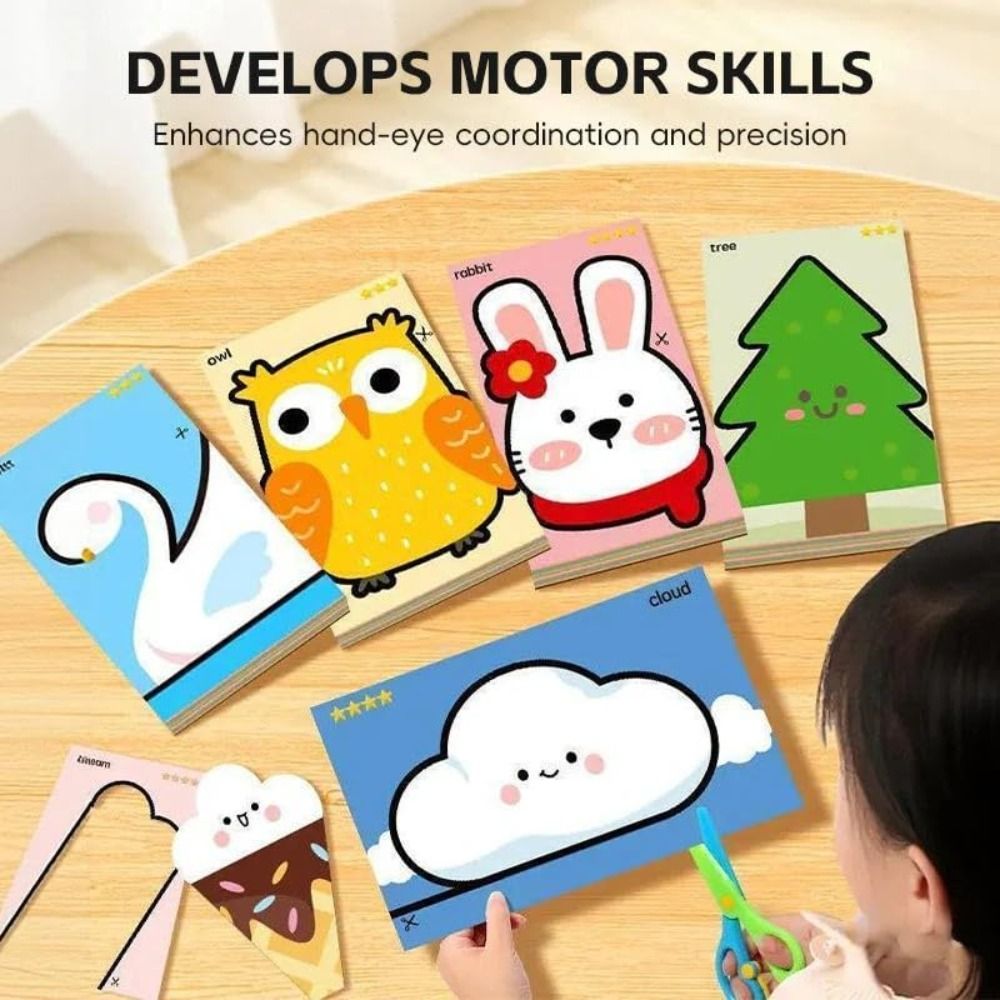 安全子供用ペーパーカッティングキット、ツール開発、アートクラ - Art Craft For Preschool のレビューと価格