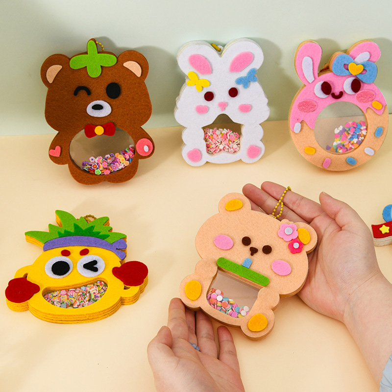 DIY動物シェイクペンダントアートクラフトキット 子供 男の - Art Craft Easy のレビューと価格