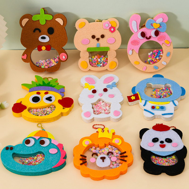 DIY動物シェイクペンダントアートクラフトキット 子供 男の - Art Craft Easy のレビューと価格