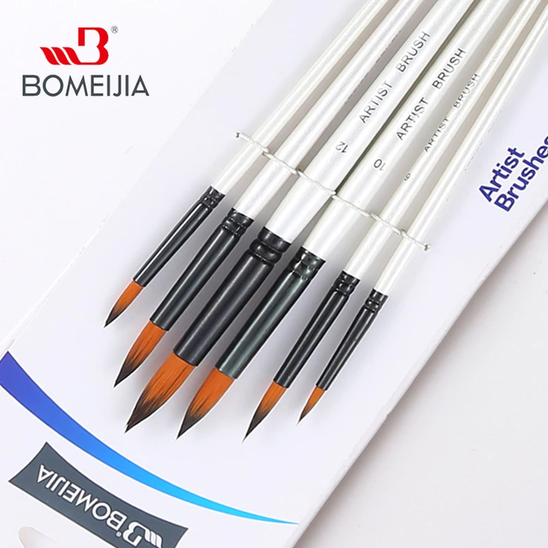BOMEIJIA ペイント ブラシ セット ラウンド フラッ - Gouache Paint Set のレビューと価格