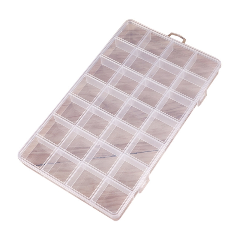 長方形のプラスチック製ジュエリーボックス,28コンパートメン - Art Craft Organizer のレビューと価格