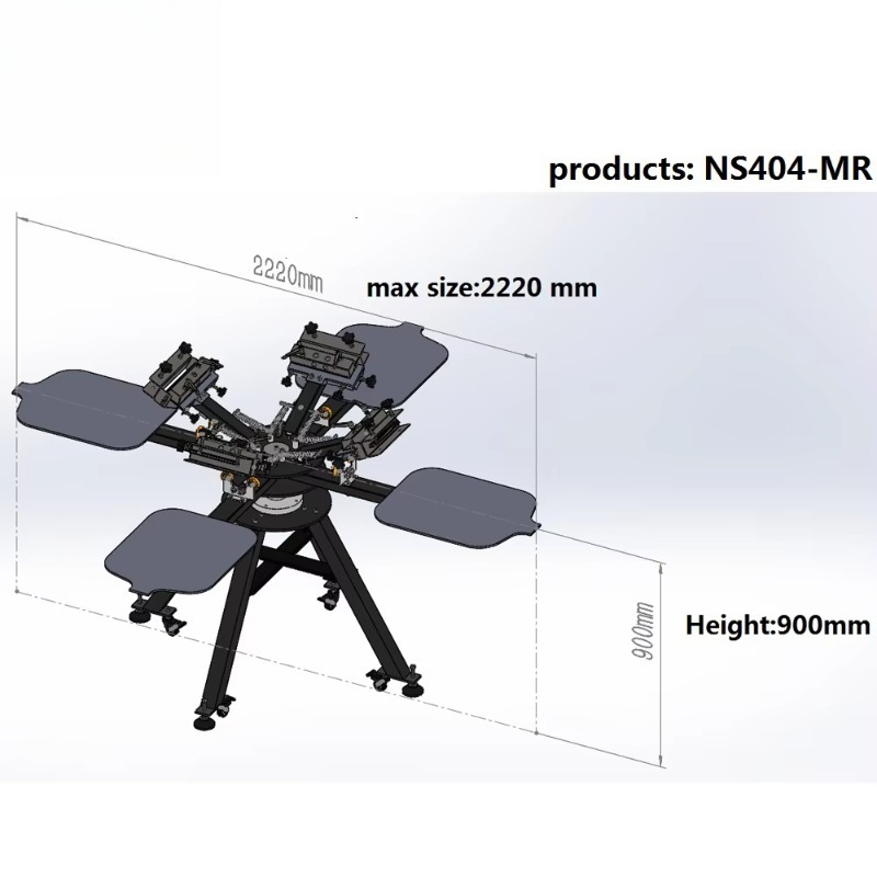 ロータリー式織物印刷機 4色4テーブル シルクスクリーン印刷 - Silk Screen Printing のレビューと価格