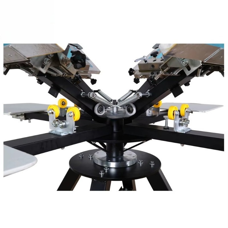 ロータリー式織物印刷機 4色4テーブル シルクスクリーン印刷 - Silk Screen Printing のレビューと価格