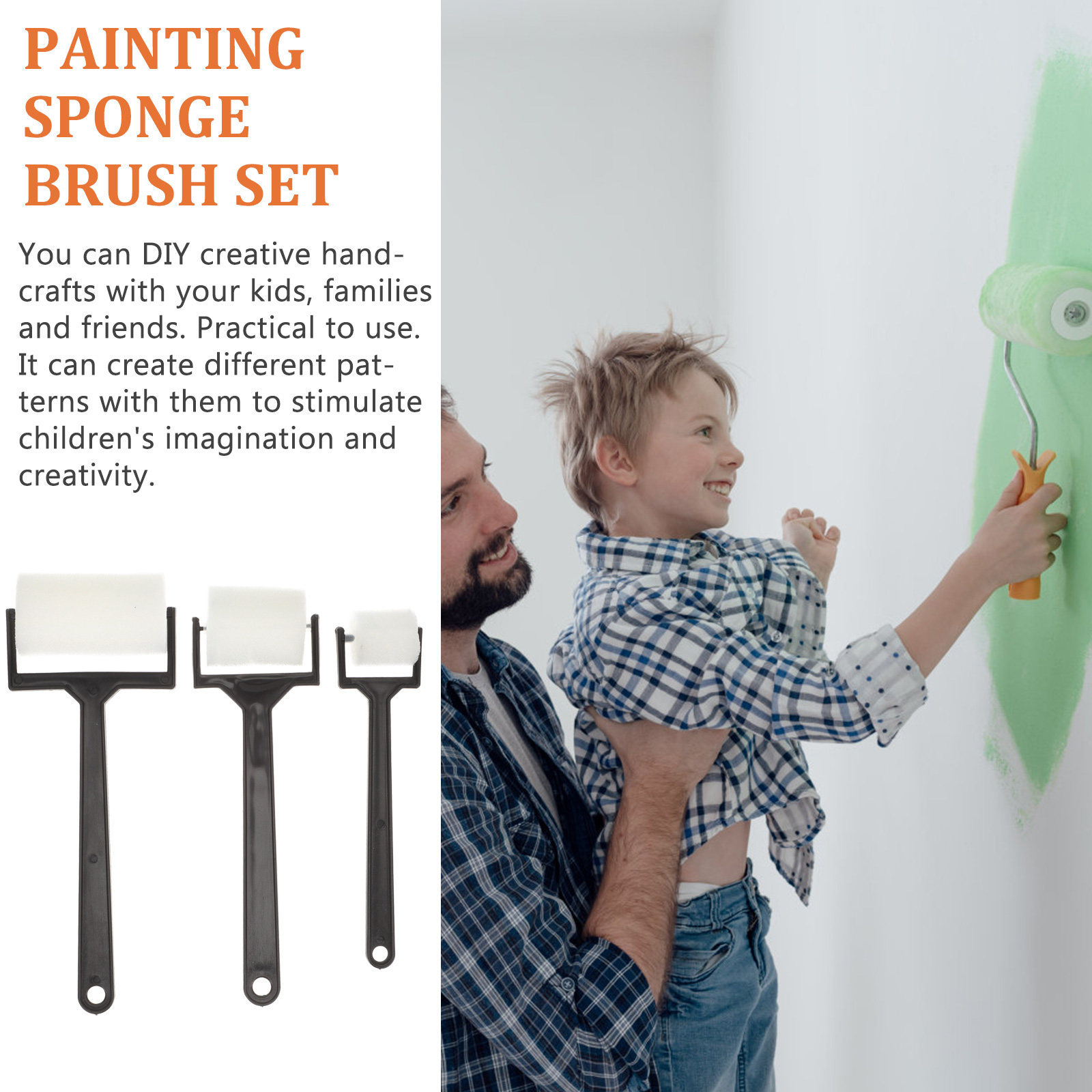 15 個アートペイントスポンジブラシセット子供用就学前工芸  - Art Craft For Preschool のレビューと価格