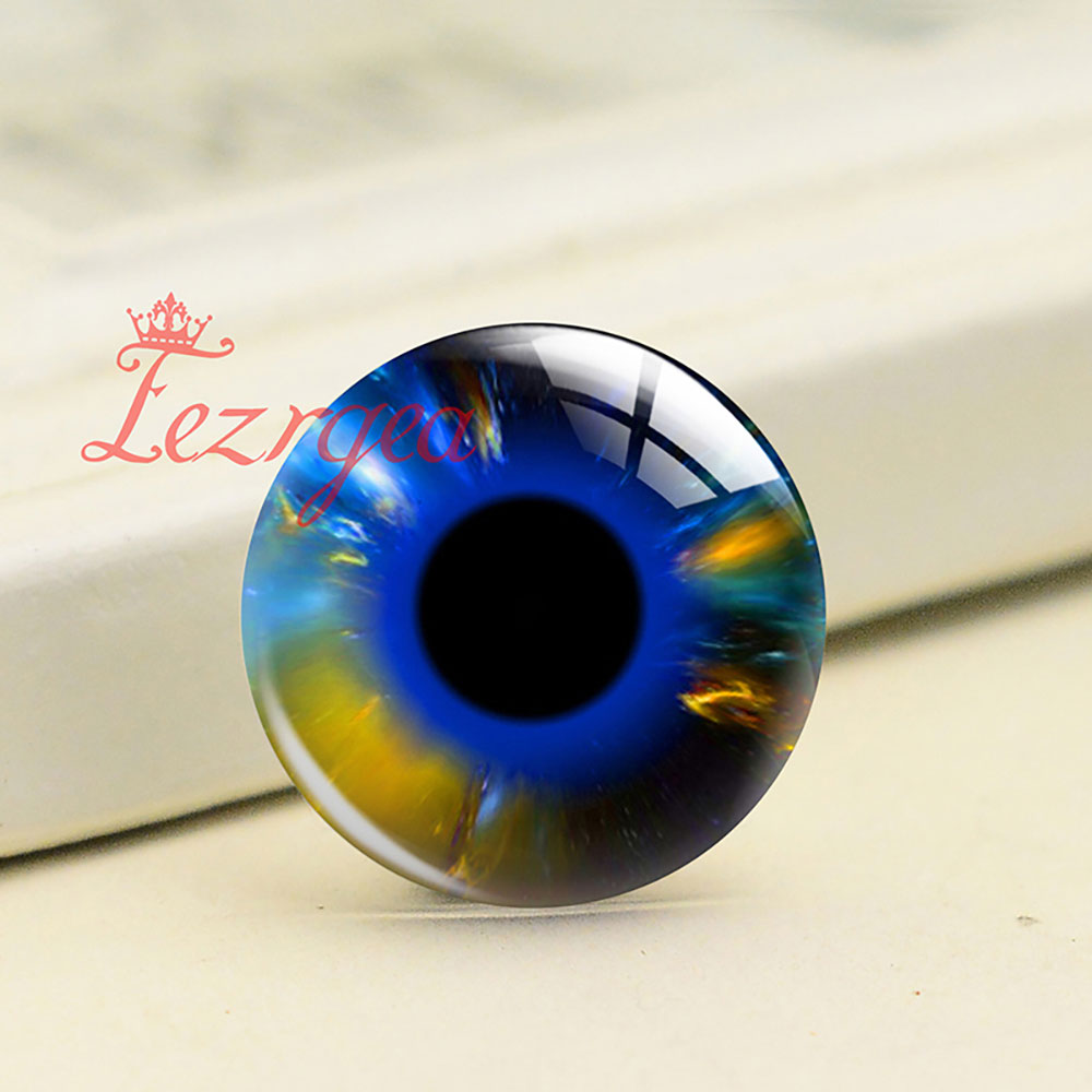 丸いSF風アイリス眼球瞳孔おもちゃ人形ラグドール写真ガラスカ - Art Craft Eyes のレビューと価格